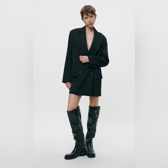 ZARA OVERSIZED BLAZER - Picture 4 of 5